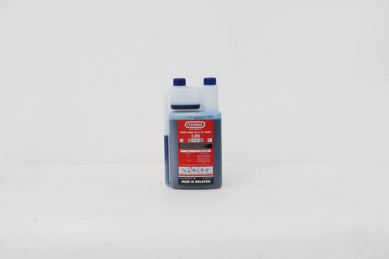 Dầu nhờn Oshima 2T, 1L Xanh đậm 2 thì